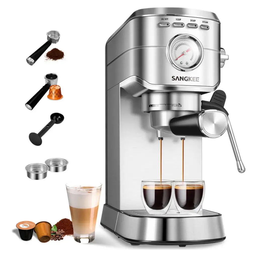 SANGKEE Cafetera Espresso 20 Bares